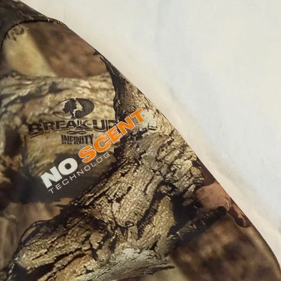 Field & Stream Realtree Camo Softshell Jacket Mens L Zip Hydro No Scent Hunting